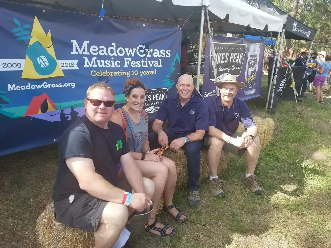 Members at the MeadowGrass Music Festival
